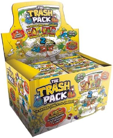 Trash Pack THE SERIES 2 TRADING CARDS THE TOILET SPLASH FULL BOX / 36 PACKETS