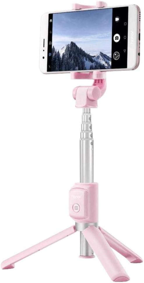 Original Huawei Honor Travel Tripod Wireless Selfie Stick Portable Bluetooth3 0 Monopod for iOS/Android/Huawei smart phone-Honor_Pink