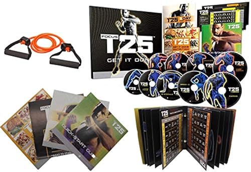 MMJY Focus T25 Shaun T DVD Videos, Alpha Beta Workout Exercise
