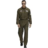 Kranchungel Halloween Costumes for Men: Pilot Costume Men, Prisoner Costume,Red Jumpsuit for Themed Parties Cosplay Lovers
