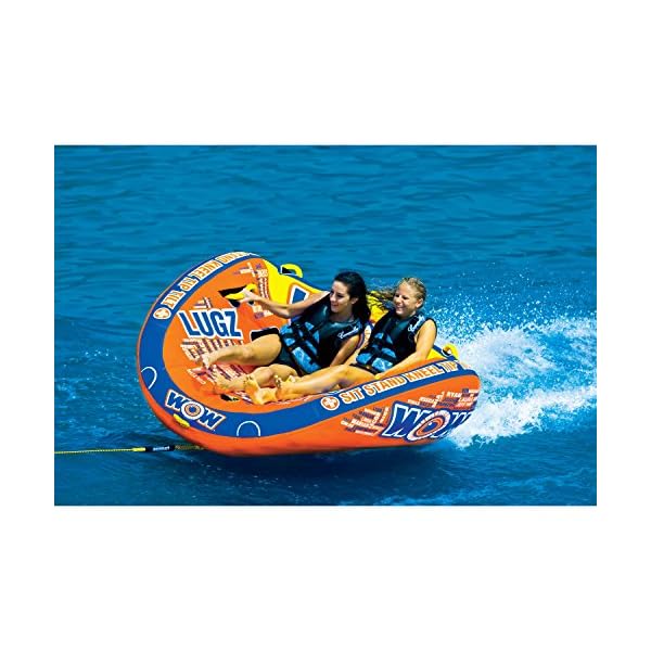 WOW-Sports-WOW-World-of-Watersports-13-1040-Lugz-2-Towable-3-Tow-Points-Steerable-1-or-2-Person