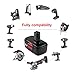 2Packs 3.6Ah 19.2 Volt Replacement for Craftsman 19.2V Battery Ni-MH C3 DieHard 130279005 130279003 130279017 and Battery Charger for Craftsman 9.6V-19.2 Volt Lithium-ion & Ni-Cad & Ni-MH Battery