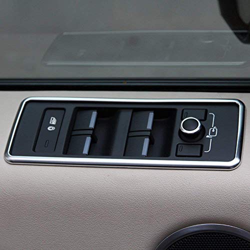 ABS Plastic Window Lift Switch Button Frame Cover Trim Accessories for Land Rover Range Rover Sport 2014 2015 2016 2017