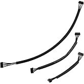 KEAcvise 3-Pack Sensor Harness Cable Adapter for RC, 80/120/200mm | Compatible with Hobbywing ESC and Xerun series, for sensored brushless motor and ESC