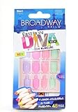 Broadway Fashion Diva Nail Kit Short Length PASTELS BMFD02 by Kiss