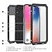 iPhone X Aluminum Metal Case - Shockproof Dust Proof Water Resistant Military Grade Extreme Protective Bumper Frame Heavy Duty Shell Cover with Gorilla Glass Protector By OYESS