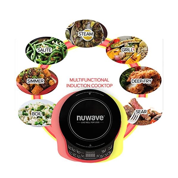 NUWAVE Flex Precision Induction Cooktop, 10.25” ShatterProof Ceramic