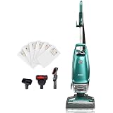 Kenmore Intuition Bagged Upright Vacuum Lift-Up Carpet Cleaner 2-Motor Power Suction with HEPA Filter, 3-in-1 Combination Tool, HandiMate for Floor, Pet Hair, 14pounds, Green
