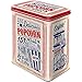 Nostalgic-Art Retro storage tin box L, 101.4 oz, Popcorn – Gift idea for diner fans, large metal coffee can, vintage design