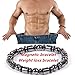 MSmask Magnetic Therapy Bracelet Weight Loss Unisex Round Black Stone Slimmy Health Care