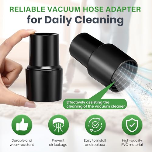 2 Pcs Vacuum Threaded Hose Cuff, Compatible with ProTeam 1.5" Aluminum Wand photo 11