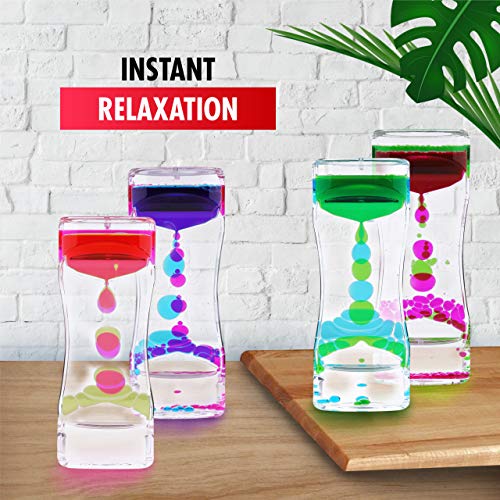 image for Lolo Toys Liquid Motion Bubbler Sensory Toys – 2 Pc Set Bundle Stret