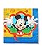 Disney Mickey Mouse Clubhouse Playtime Square Dinner Plates (24 Plates) and 32 Luncheon Napkins. Party Pack.