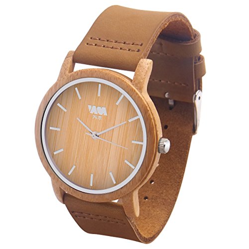 wooden digital watch