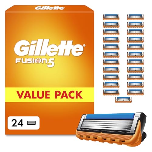Lames de Rasoir Homme Fusion 5, Pack de 24