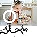 Ring Light with Flexible Tripod Stand & Cell Phone Holder Compatible with All Smart Phone,3 Light Modes Dimmable LED Camera Light for Selfie, YouTube Video,Makeup,Live Streaming