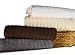 Classic Turkish Towels 2 Piece Luxury Bath Mat Set - 20 x 33 inch Soft and Absorbent Ribbed Bathroom Towel Mats Made with 100% Turkish Cotton (White)