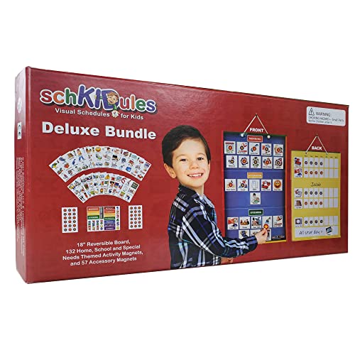 SchKIDules Visual Schedule for Kids Bundle - Daily Organizer Chart ...