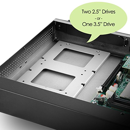 MITXPC Mini 1U Rackmount / Intel Core i5-7500, 2X Intel LAN, TPM 2.0, NF594-Q170