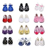 Ebuddy 3pc/Sets Ramdon Style Doll Shoes Accessory For 18 inch American Girl Doll