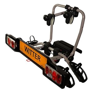 Witter Towbars ZX302 clamp-on 2 Bike towbar Mounted Cycle Carrier – Maximum Load 34 kg – Lightboard for 13-pin socket…