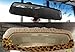 Fochutech Car Stretchy Rearview Mirror Cover Plush Decorative Interior Accessories Ornaments (Leopard)