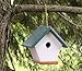 HomePro Garden Hanging Wren House: Forest Green Bird House Made from Ecofriendly Poly Lumber