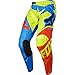 Fox Racing 180 Nirv Youth Boys Off-Road Motorcycle Pants - Yellow/Blue/Size 26