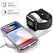 Apple Watch Charger,Soundsnow iPhone Wireless Charger,Apple Watch Charging Stand, Ultra-thin 2 in 1 Qi Wireless Charging Pad Stand for Apple Watch Series 2/3, iPhone X/iPhone 8/8 Plus,Samsung Android
