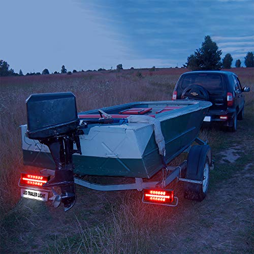 Linkitom 2021 New Submersible LED Trailer Light Kit, Super Bright Fully