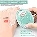 ITME Face Scrubber Facial Cleansing Brush, Soft Silicone Sonic Waterproof Face Brush Skin Brush Travel Size Face Massager Deep Cleansing Exfoliating for Men/Women, Not Rechargeable (Green)
