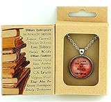 BOOK LOVER'S VINTAGE STYLE PENDANT IN 