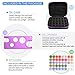 Essential Oils Carrying Case for 30 Bottles, Hard Shell 5/10/15 ML Essential Oils Bottles Travel Storage Case Organizer with EO Bottle Opener and 384 Stickers by Boulou