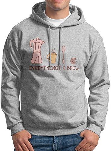 Men Everything I Brew For You Slow Drip BTS Hoodie Vintage Pullover Hoodies Outwear
