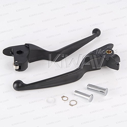 KiWAV Aluminum Hand Control Brake Clutch Lever Black Compatible for Harley-Davidson 2014-2016 Touring - Thumbnail 5