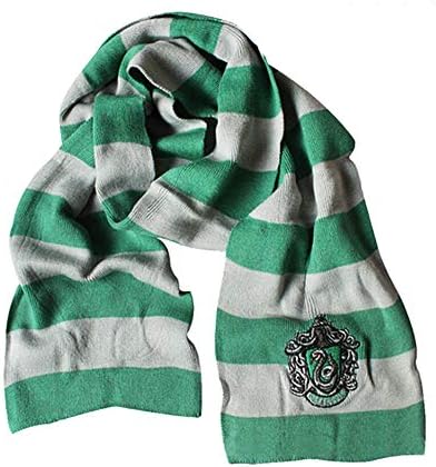 BATHRINS Scarf Cosplay Harry Potter,Scarves GRYFFUNDOR Hufflepuff Slytherin - Ultra Soft Knitted Cotton Neckerchief Long for Women Men Kids