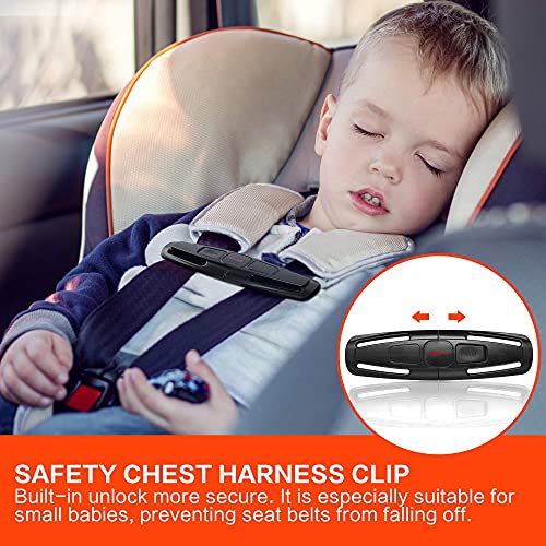 Car Seat Belt Buckle Holder Guard for Kids & Adults Soft Silicone Cover Helper Keeps Receiver