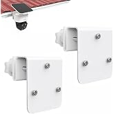2Pack Gutter Mount for Eufy Solocam S340/E30/E42 Camera &amp; 4G LTE Cam S330 Camera, White Stainless Steel Security Camera Bracket
