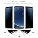 Galaxy S8 Plus Privacy Screen Protector, YCFlying S8 Plus Premium [3D Curved] [Case Friendly] [Anti-Scratch] 9H Hardness Tempered Glass Film Screen Protector for Samsung Galaxy S8 Plus (Transparent)