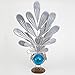 Bits and Pieces-Solar Peacock Metal Sculpture-Very Beautiful Garden Sculpture Garden Décor Polyresin Statue Yard Art - Animal Statue Solar Peacock - Peacock Measures 22