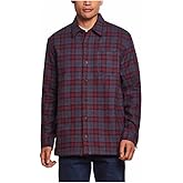 Weatherproof Vintage Men’s Fleece Shirt Jacket (Red, Medium)