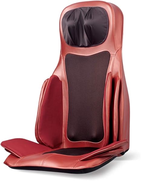 Amazon Com Lzour Massage Chair Pad Back Massager Massage Seat Cushion With Heat Air Pressure Kneading Massage Cushion For Ultimate Stress Relief Of Neck Full Back Thighs And Hips Home Kitchen