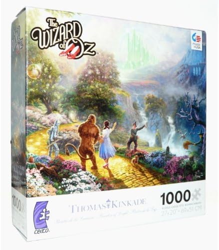 Thomas Kinkade Painter's of Light "The Wizard of OZ" 1000 Piece Jigsaw Puzzle MADE IN USA PUZZLE
