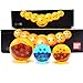 CYRAN Dragon Ball Z Crystal Dragon Balls 7 Stars 7pcs Set 40MM Dragon Balls Blue