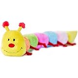 patchwork caterpillar dog toy