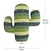 EDLDECCO Home Decorative Soft Plush Cactus Throw Pillow Handmade Stuffed Cushion for Chair Novelty for Office Wedding Festival St. Patrick's Day Decoration (Stripe Cactus Pillow)