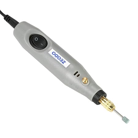 Anself 18pcs Multi-Functional Mini Electric Grinder Set 1-Speed Electric Drill Grinding Rotary Tool with 17pcs Accessories for Milling Drilling Engraving AC100~220V