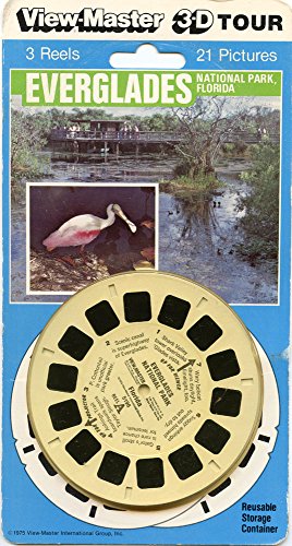 ViewMaster Everglades National Park, Florida - 3 reels on card - New and Unopened