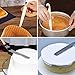 Cozysmart Angled Icing Spatula - Offset Cake Spatula Set with Wooden Handle, 4-Inch, 6-Inch, 8-Inch, 10-Inch, Professional Stainless Steel Cake Decorating Tools +Cake Stripping Tool