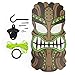 Sol Coastal Big Kahuna Wooden Hook & Ring Toss Game, Tiki Mask with Bottle Opener, All Hardware Included